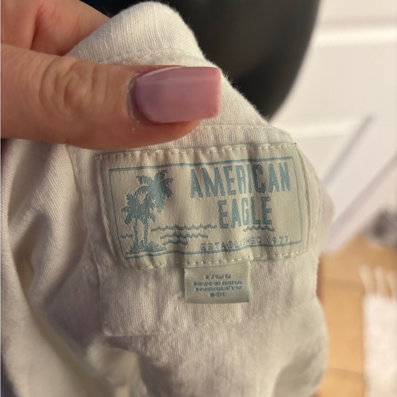 American Eagle crop top button up - Picture 3 of 3